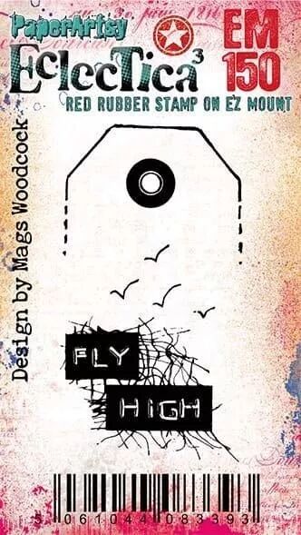 Tampon Mini 150 - Fond grunge - Mags Woodcock pour Eclectica PaperArtsy