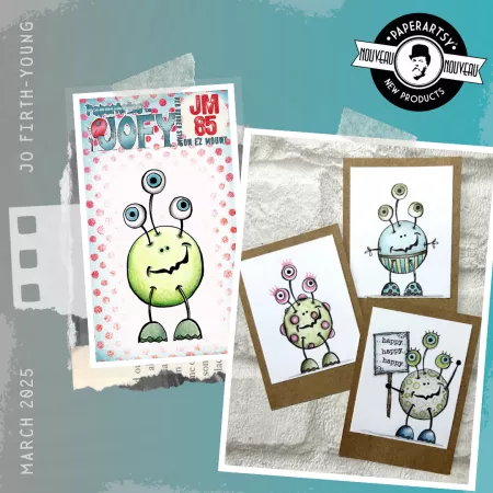 Tampon Mini 85 - Extraterrestre  - JOFY pour PaperArtsy