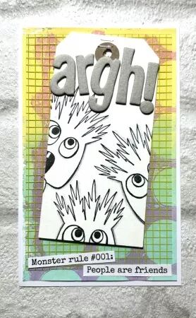 Tampon Mini 86 - Punk - JOFY pour PaperArtsy