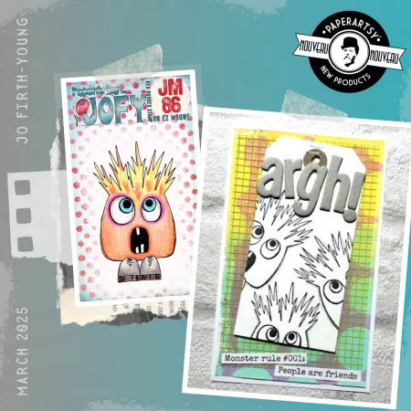 Tampon Mini 86 - Punk - JOFY pour PaperArtsy