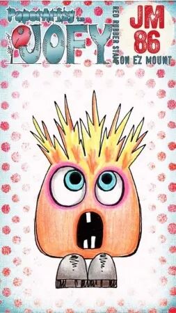 Tampon Mini 86 - Punk - JOFY pour PaperArtsy