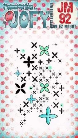 Tampon Mini 92 - Fleurs hivernales - JOFY pour PaperArtsy