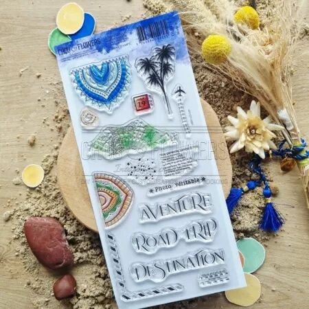 Tampon TEXTURES AVENTURE - collection Chant des dunes - Chou and Flowers