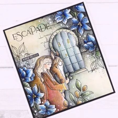 Tampon TRESORS CACHES - collection Chant des dunes - Chou and Flowers