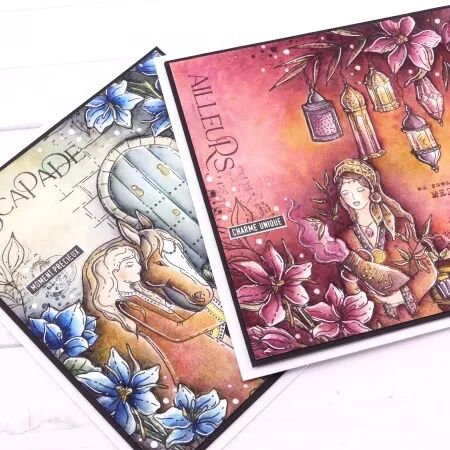 Tampon TRESORS CACHES - collection Chant des dunes - Chou and Flowers
