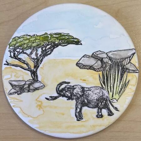 Tampons - Faune - Décors naturels