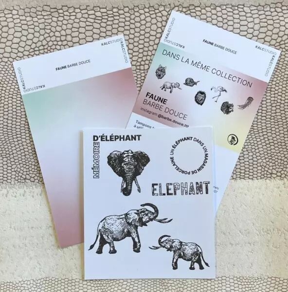 Tampons - Faune - El�phant