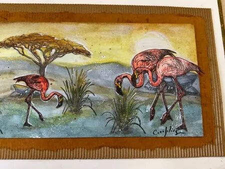 Tampons - Faune - Flamant rose