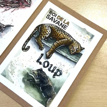 Tampons - Faune - Loup