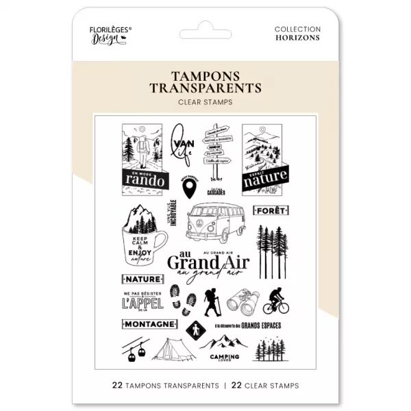 Tampons AU GRAND AIR - Horizons - Floril�ges Design