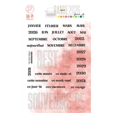 Tampons clear Souvenirs - HA PI Little Fox