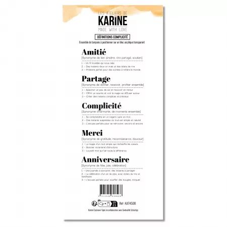 tampons DL - D&eacute;finitions Complicit&eacute; - Made with Love - collection Made with love - Les ateliers de Karine