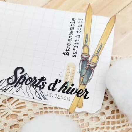 Tampons DL - Sports d\'Hiver - Histoires au naturel - Ateliers de Karine