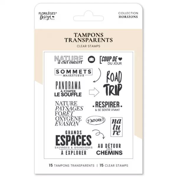 Tampons NATURE � CIEL OUVERT - Horizons - Floril�ges Design