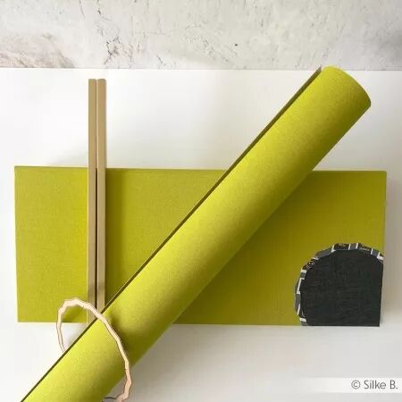 Toile de reliure - Citron vert - Alexandra Renke