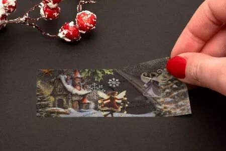 Tranparent Stickers on Roll - Fairy Winter - Studio Light