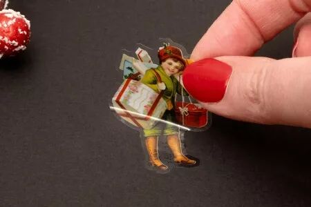 Tranparent Stickers on Roll - Vintage Christmas - Studio Light