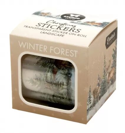 Tranparent Stickers on Roll - Winter Forest - Studio Light