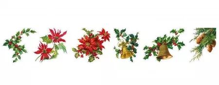 Transparent Stickers on Roll - Vintage Christmas - Greens - Studio Light