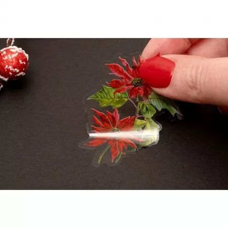 Transparent Stickers on Roll - Vintage Christmas - Greens - Studio Light