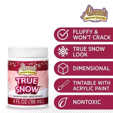 True Snow - pâte de texture \ vraie neige\  - Aleene\'s