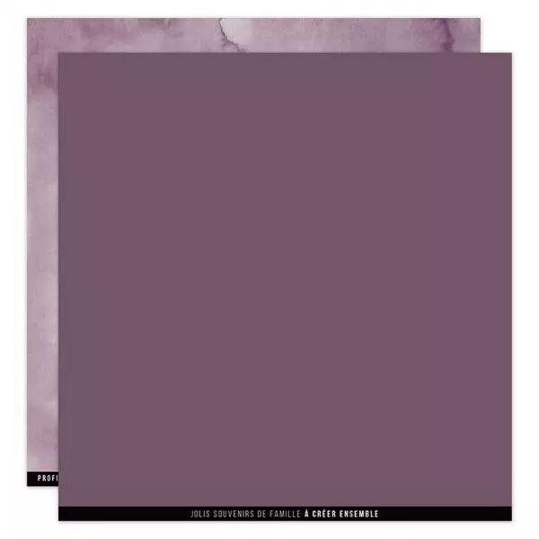Uni - Faux uni N�41 - Prune