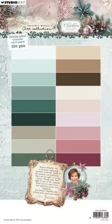 Unicolor Paper Pad 15x30 - Christmas Blush - Studio Light