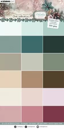 Unicolor Paper Pad 15x30 - Christmas Blush - Studio Light