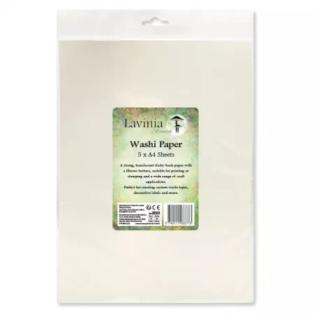 Washi paper - 5 feuilles A4 - Lavinia