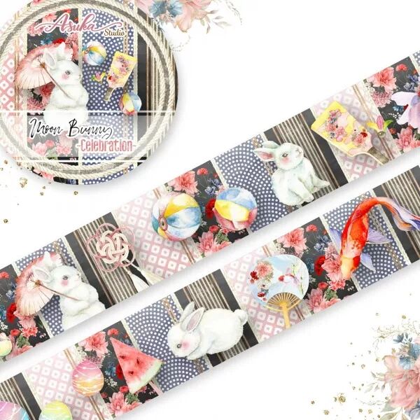 Washi tape - Moon Bunny - Memory Place