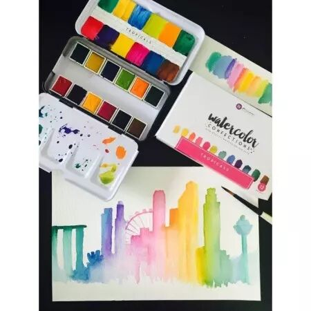 Watercolor Confections - Tropicals