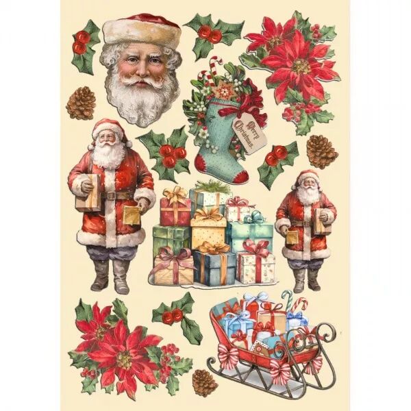 Wooden Shapes - Classic Christmas - Stamperia