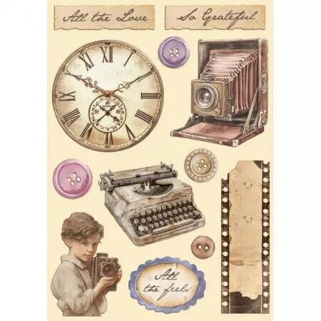 Wooden Shapes - Quiet Days - Stamperia