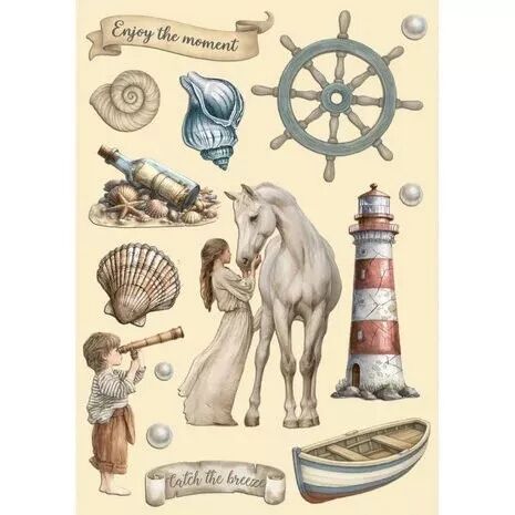 Wooden Shapes - Silent Sea - Stamperia