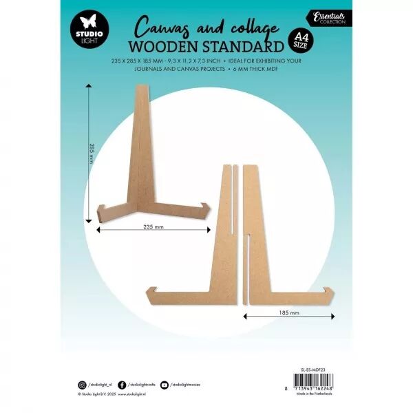 Wooden Stand - A4 - Studio Light