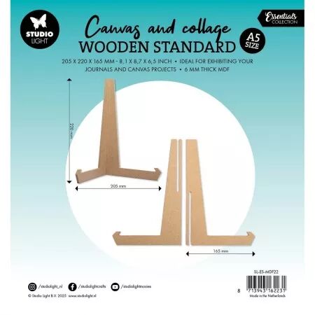 Wooden Stand - A5 - Studio Light