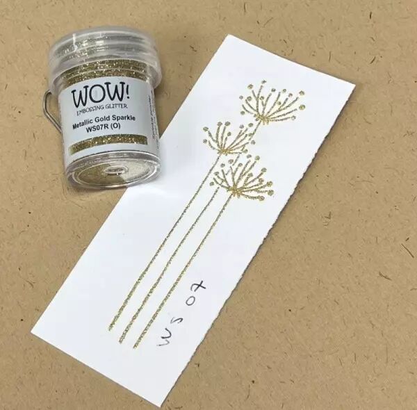 Wow! Embossing Glitter - Metallic Gold Sparkle