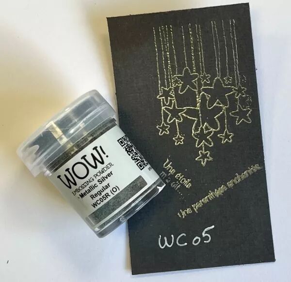 Wow! Embossing Powder - Metallic Silver