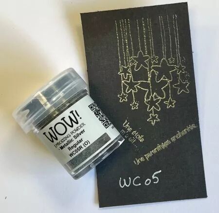 Wow! Embossing Powder - Metallic Silver