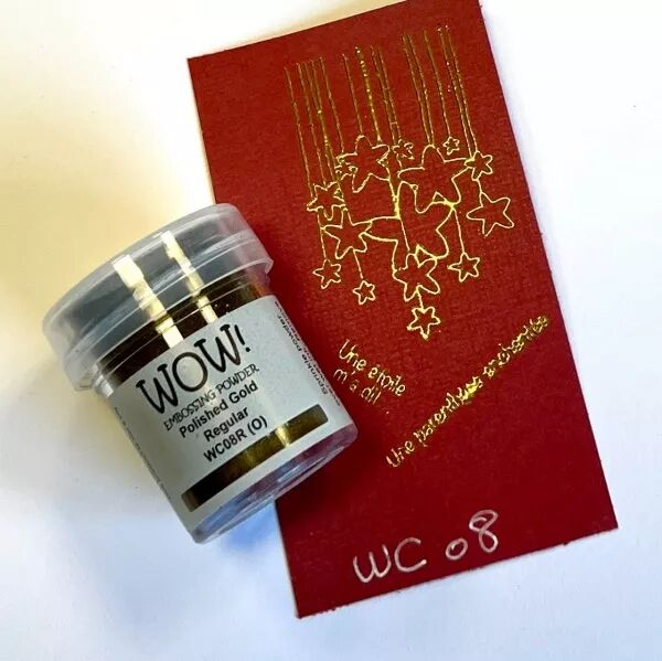 Wow! Embossing Powder - Polished Gold Regular - Or poli