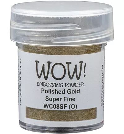 Wow! Embossing Powder Super Fine - Polished Gold Regular - Or poli 